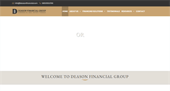 Desktop Screenshot of deasonfinancial.com